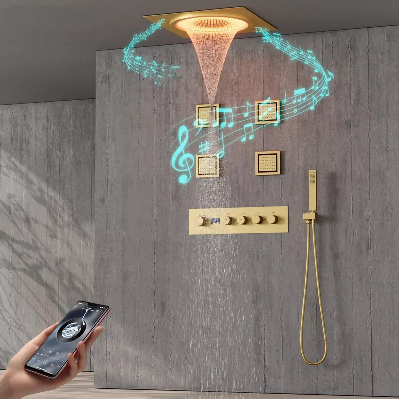 Spa & Wellness Zámeček Petrovice - Smart LED Shower Set Bathroom Music
