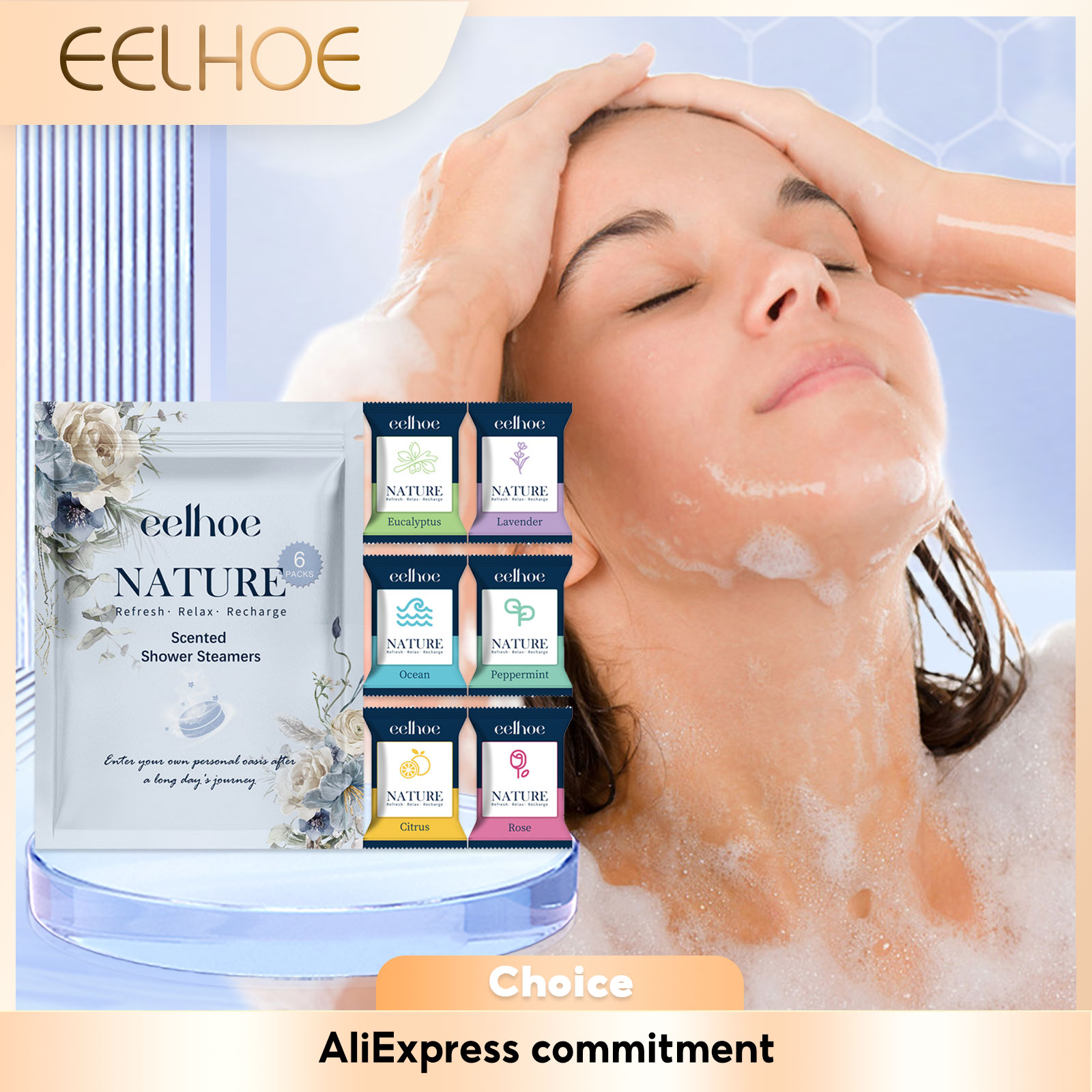 Shower Steamer Tablet - Aromatherapy Shower Steamers Sleep Aid Relaxing