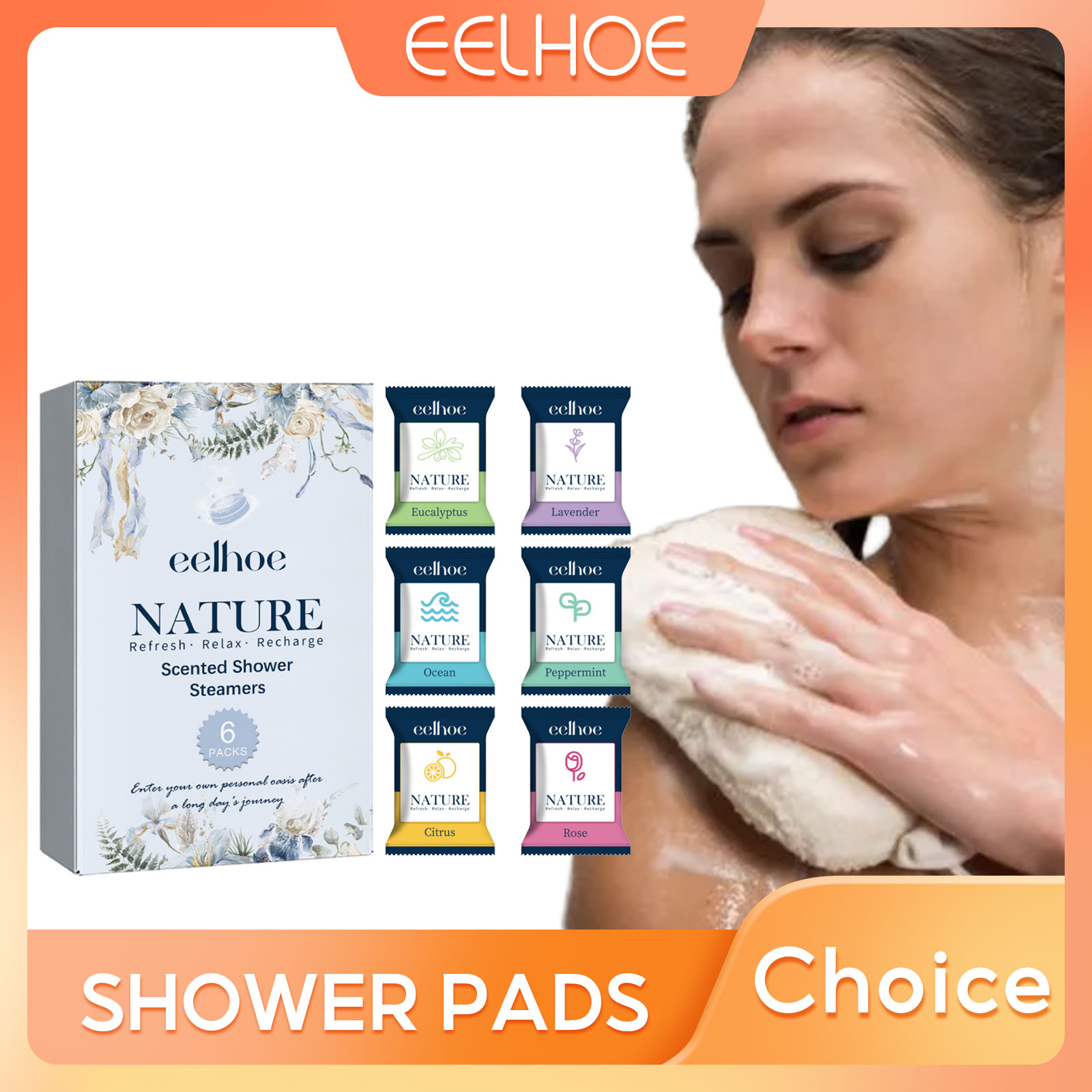 Shower Steamer Tablet - EELHOE Shower Steamers Tablets Stress Relief