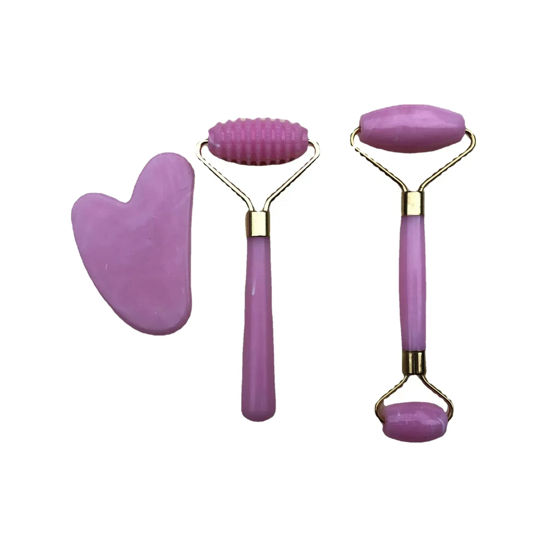 Jade Roller Stone - Resin Roller Massager for Face Body