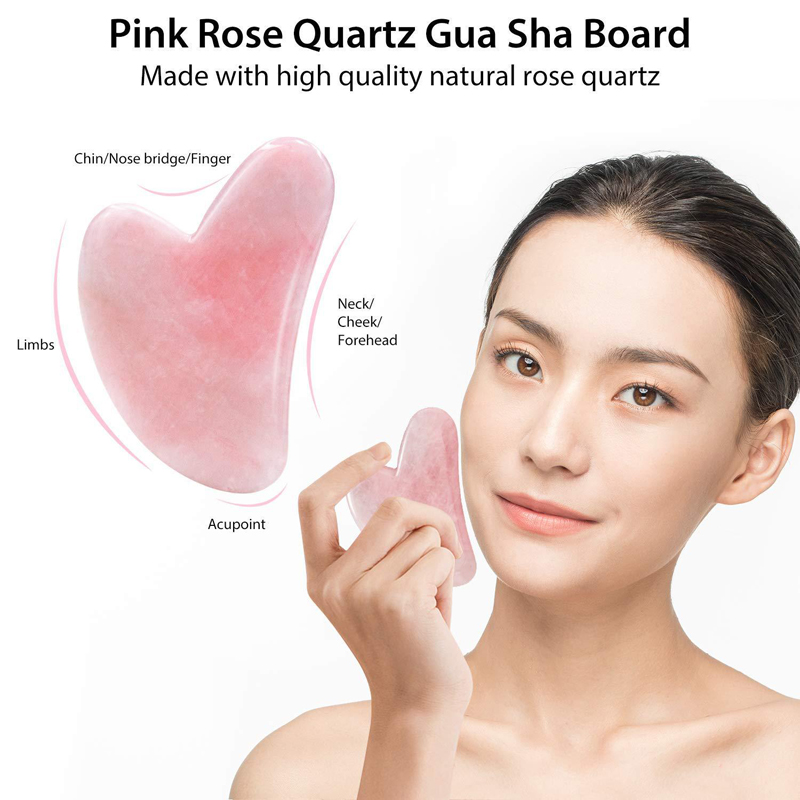 Natural Rose Quartz Jade Rolle - огляд і ціна Jade Roller Stone