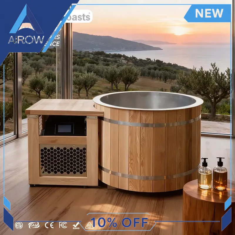 for Wood Cold Plunge Tub 1HP C - огляд і ціна Spa Wellness Gym