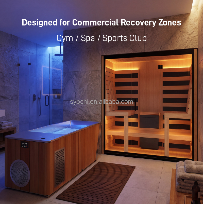 Syochi Commercial Sauna Ice Ba - огляд і ціна Spa Wellness Gym