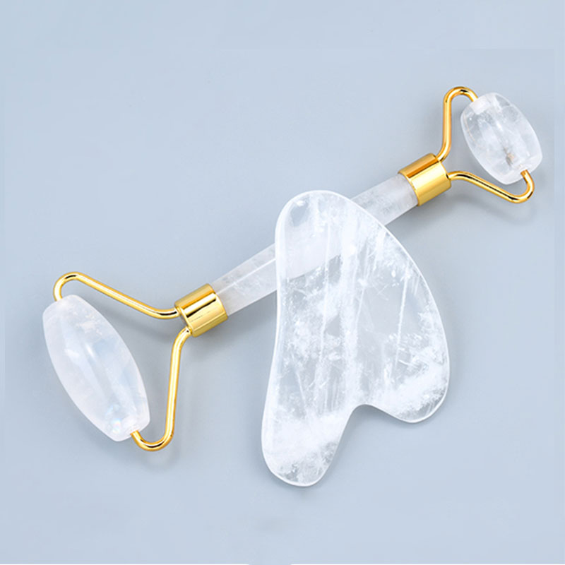 Natural White Crystal Face Mas - огляд і ціна Jade Roller Stone