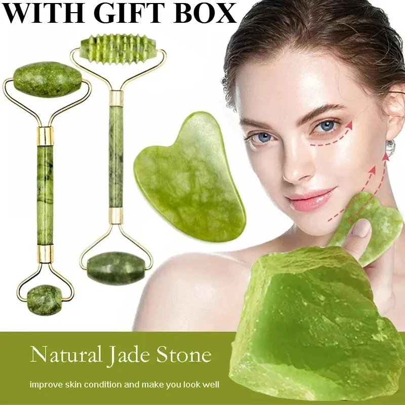 Natural Jade Roller Face Gua S - огляд і ціна Jade Roller Stone