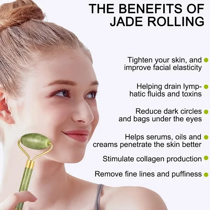Natural Jade Roller Face Gua S - огляд і ціна Jade Roller Stone
