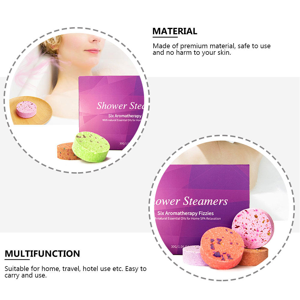 6Pcs Aroma Bath Tablets Essent - огляд і ціна Shower Steamer Tablet