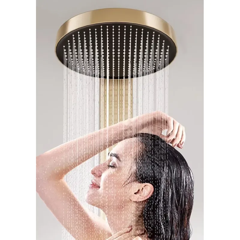 Brass Rainfall Shower Panel Se - огляд і ціна Spa & Wellness Zámeček Petrovice